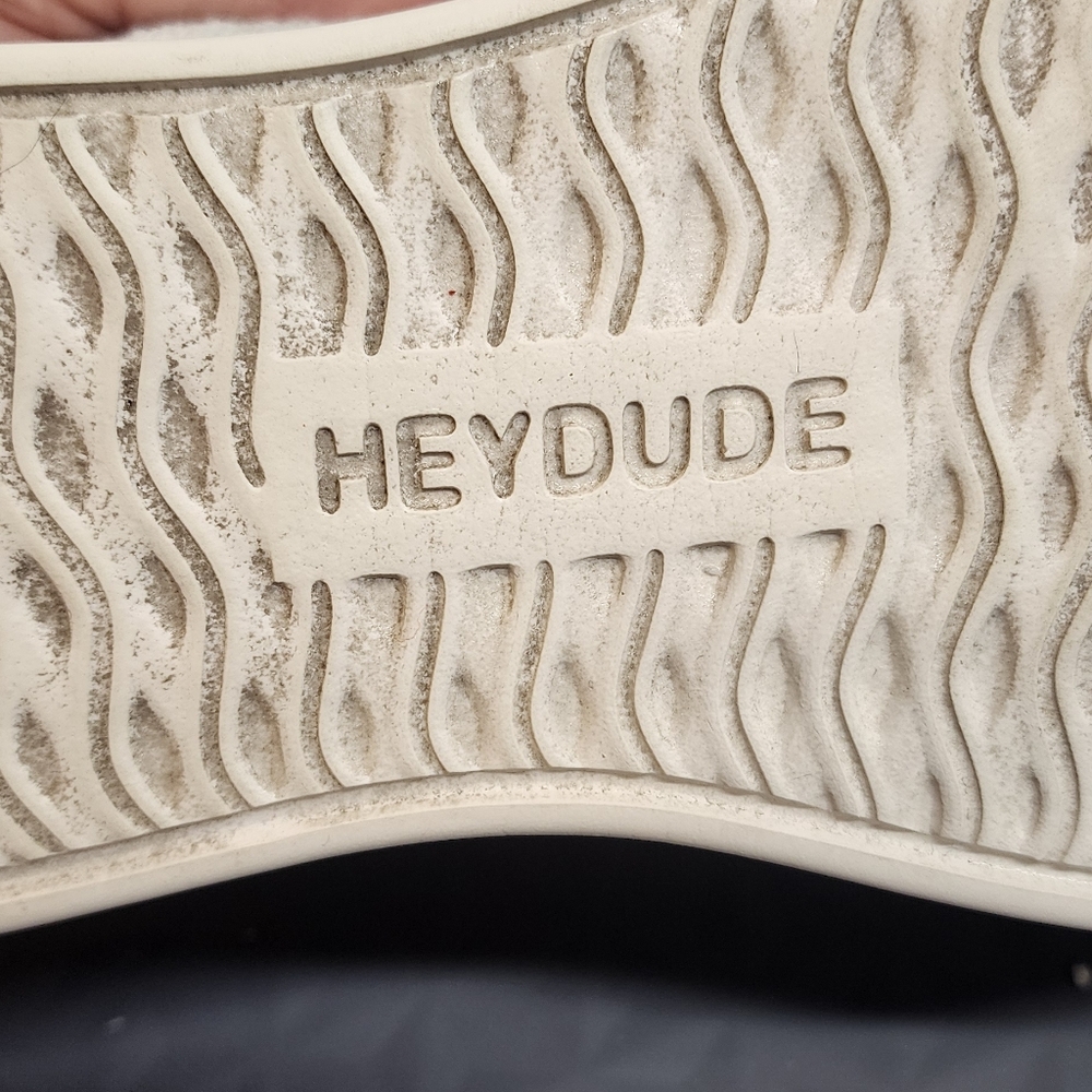 Hey Dude Karina Buckle Exclusive sz 8 White Multi - Picture 11 of 13